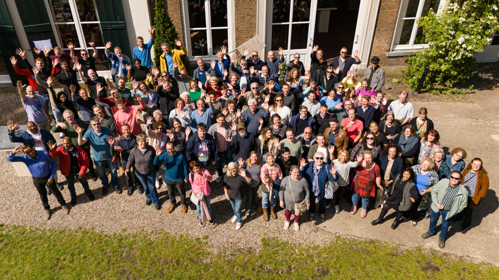 Personeelsfoto van de ODRU. Genomen tijdens de personeelsdag 2024.